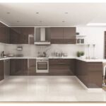 Akril materiallı mətbəx mebeli