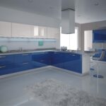 Akril materiallı mətbəx mebeli