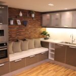 Akril materiallı mətbəx mebeli